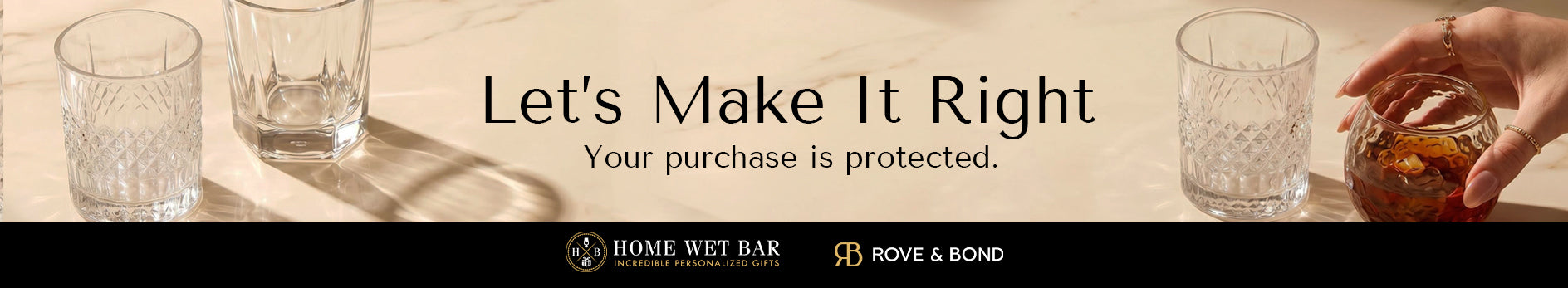 lets make it right warranty banner