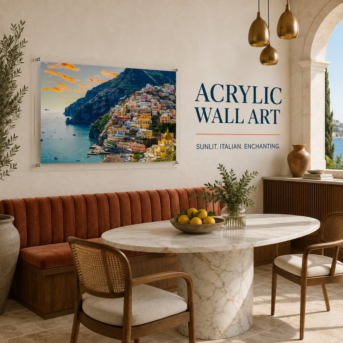 Amalfi Afternoon Acrylic Wall Art Print