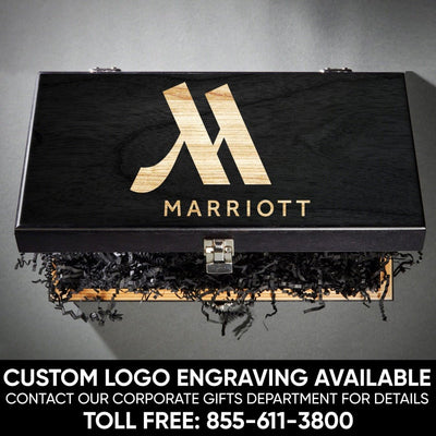 Baltic Birch Personalized Wood Box for Liquor Bottle