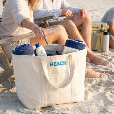 Bexford Open Zip - Top Canvas Tote Bag