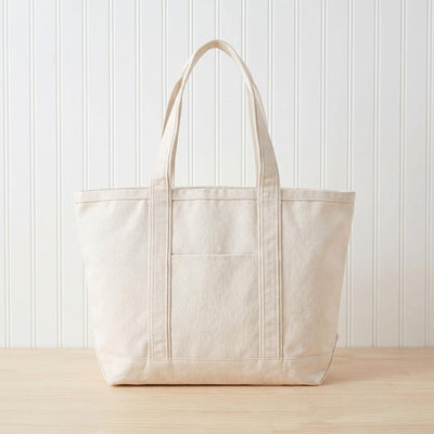 Bexford Open Zip - Top Canvas Tote Bag