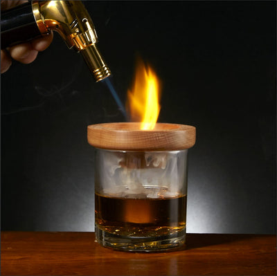 Black Diamond Custom 6 pc Bourbon Smoker Kit w Glass