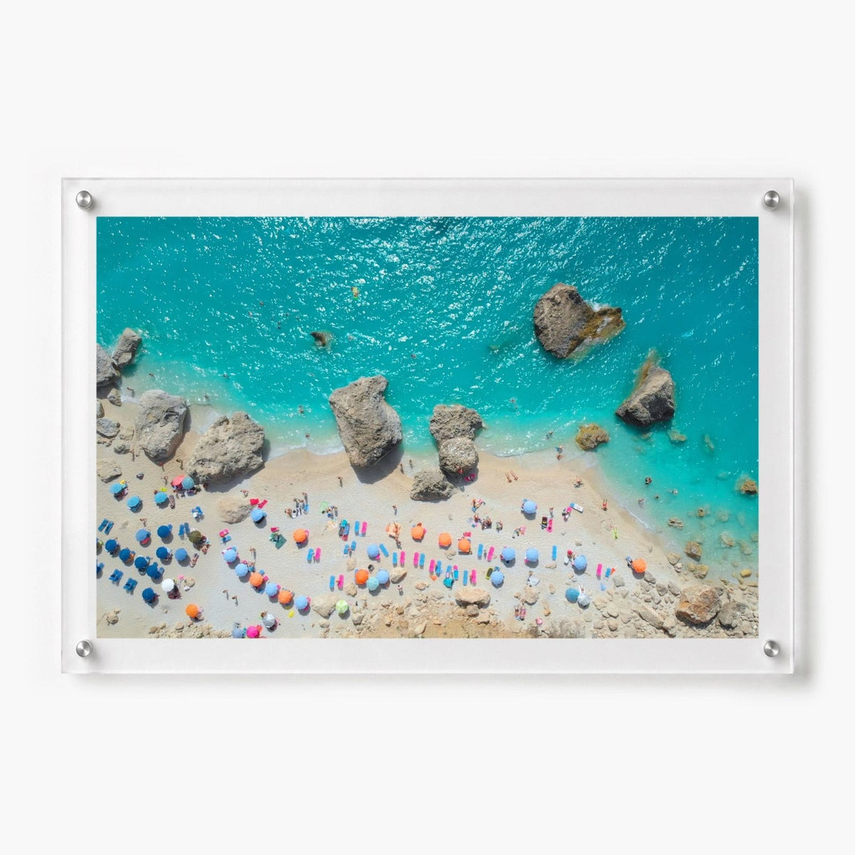 Blue Lagoon Club Acrylic Wall Art Print