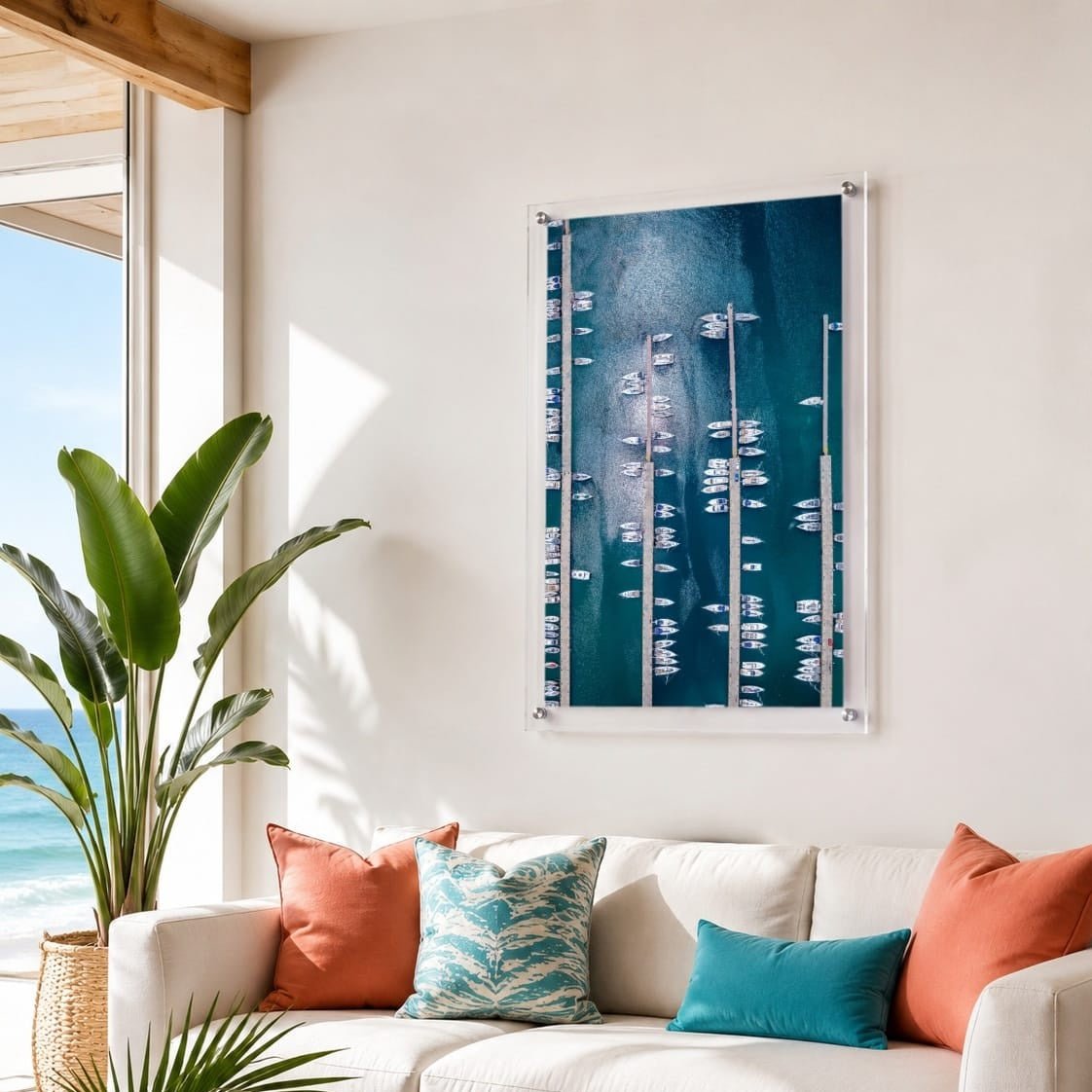 Boat Parking Only Acrylic Wall Art Print - Vertical