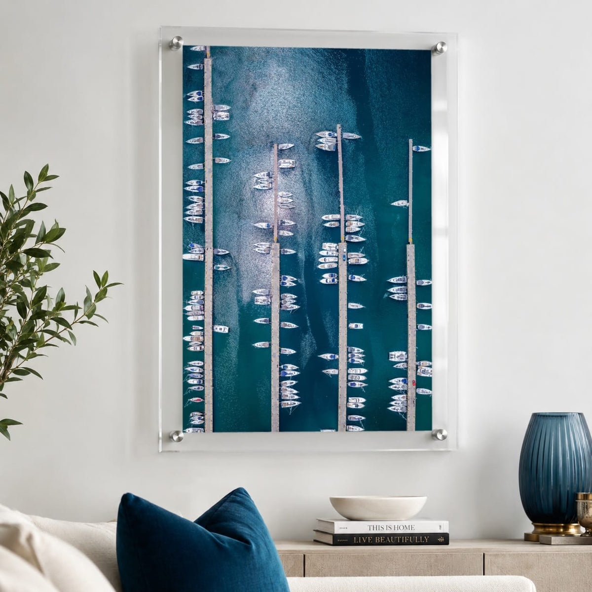Boat Parking Only Acrylic Wall Art Print - Vertical