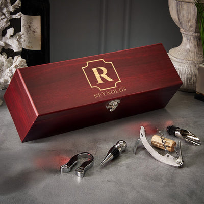 Bonacorso Wine Gift Box Set, Engravable