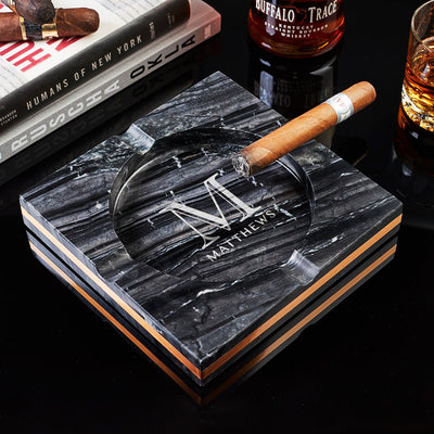 Bradford Custom Marble Cigar Ashtray