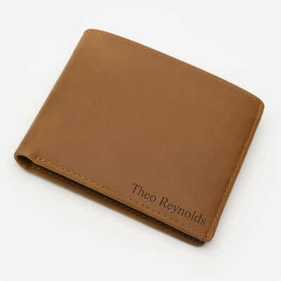 Callister Personalized Leather RFID Blocking Wallet