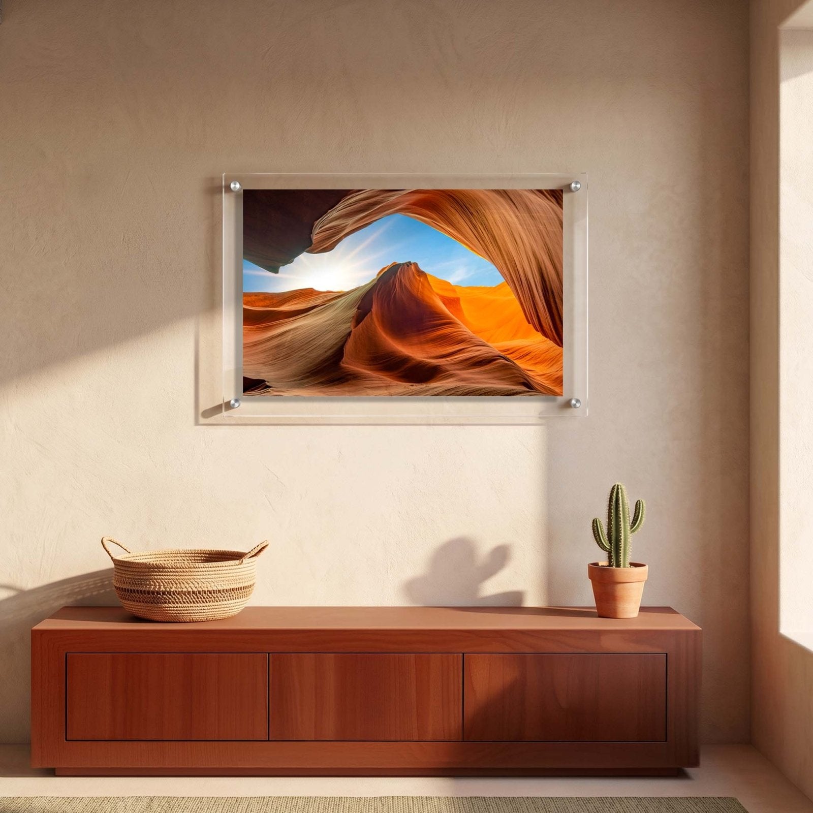 Canyon Glow Acrylic Wall Art Print