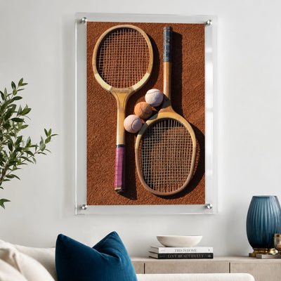Clay Court Classics Acrylic Wall Art Print