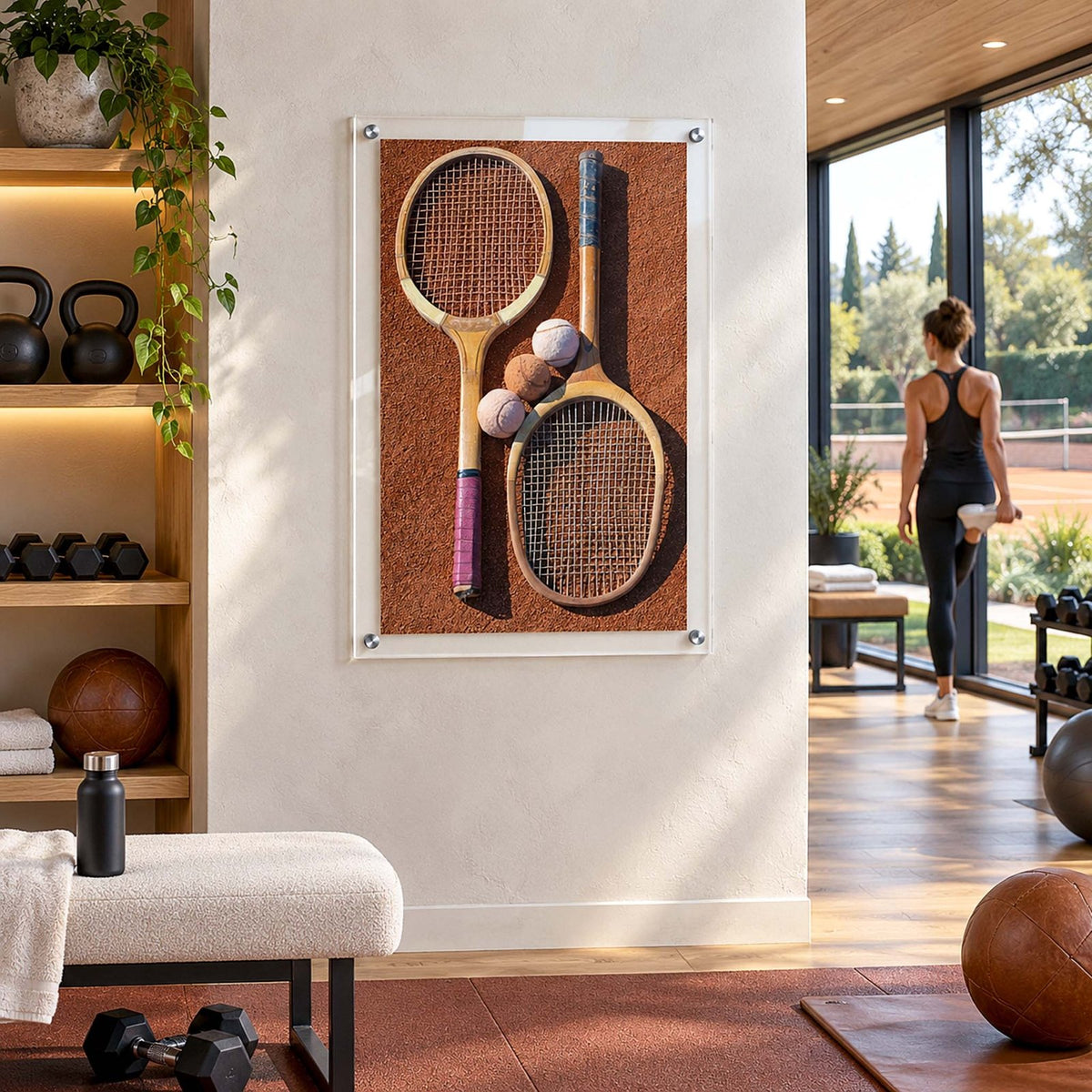 Clay Court Classics Acrylic Wall Art Print