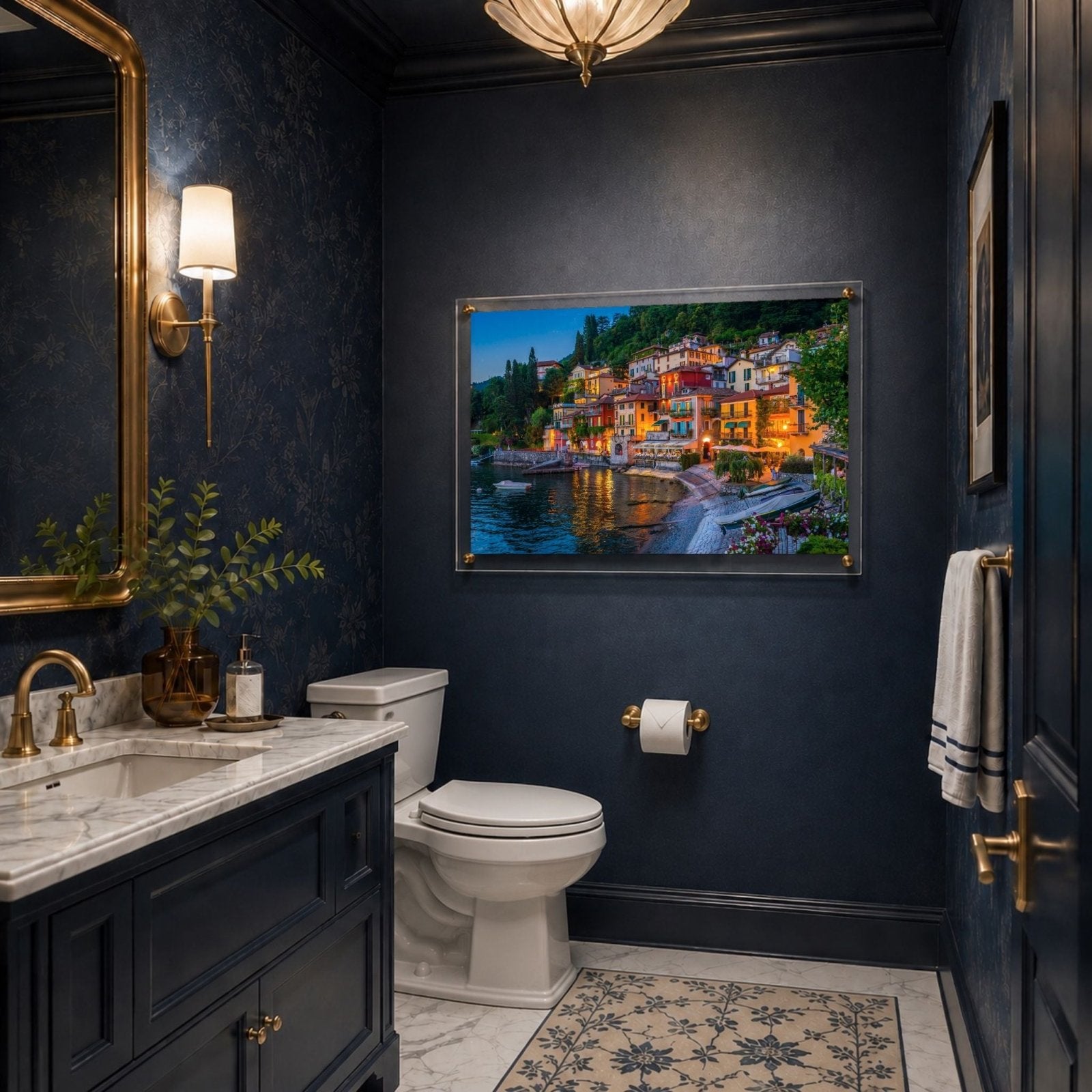 Como After Dark Acrylic Wall Art Print