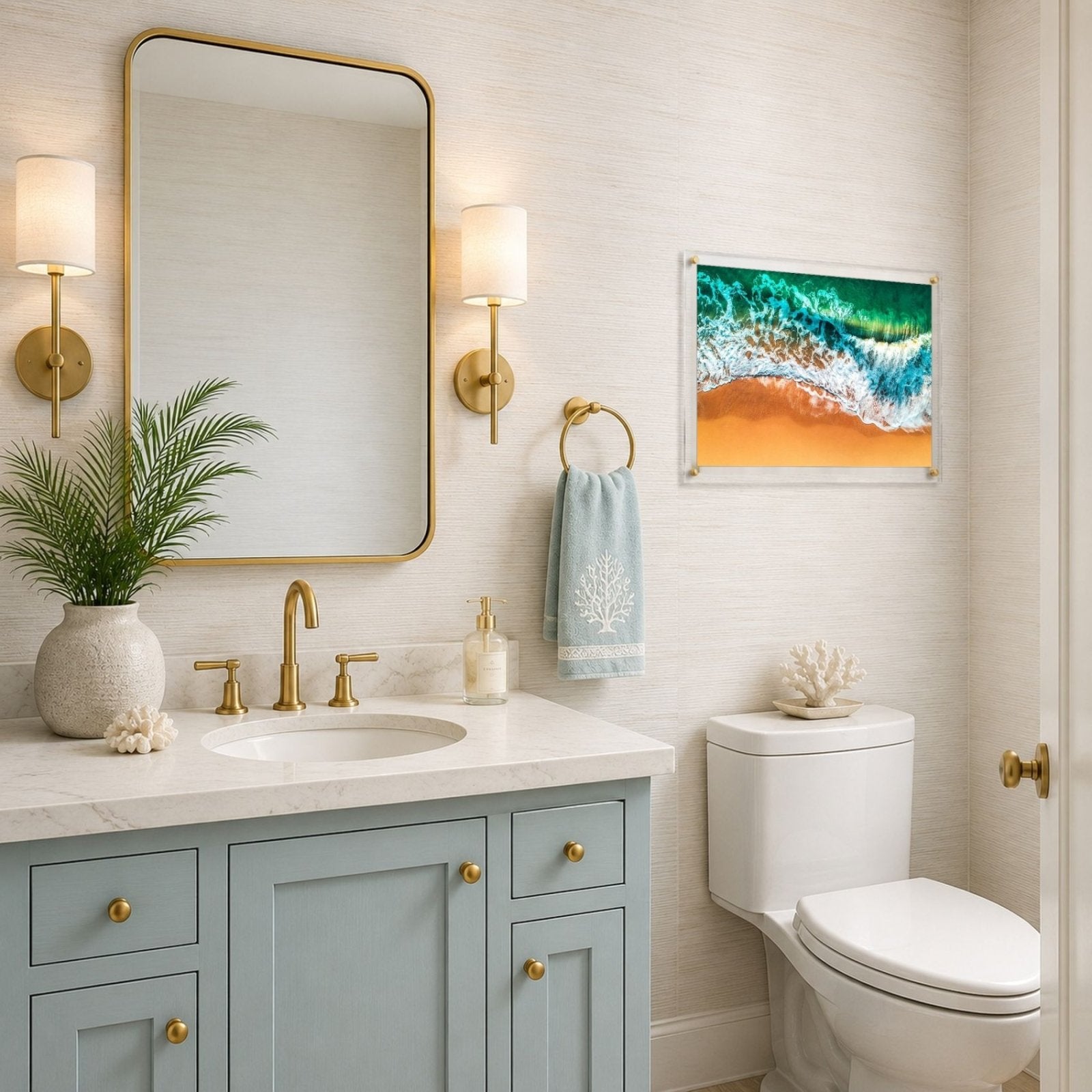 Copper Tide Acrylic Wall Art Print