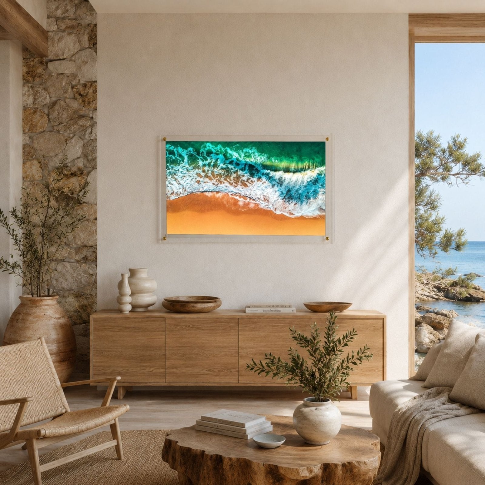 Copper Tide Acrylic Wall Art Print