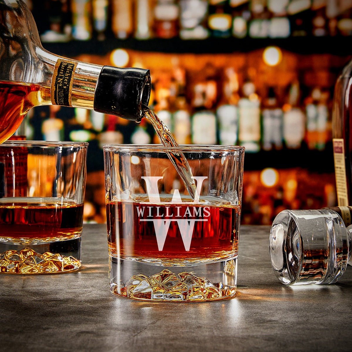 Custom Devonshire Whiskey Decanter Set