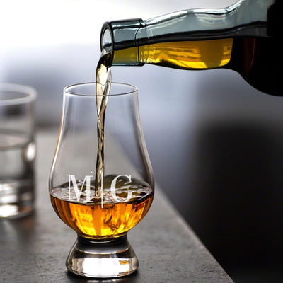 Custom Glencairn Glasses - Gift Set in Ebony Box