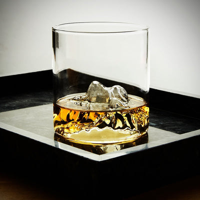 Denali Mountain Whiskey Glass