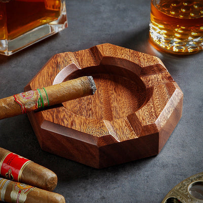 Ellington Cigar Ashtray, Wood Natural