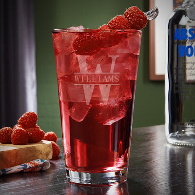 Engraved Cocktail Glass