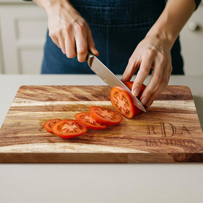 Engraved Custom 15x10x1 Chacuterie Cutting Board