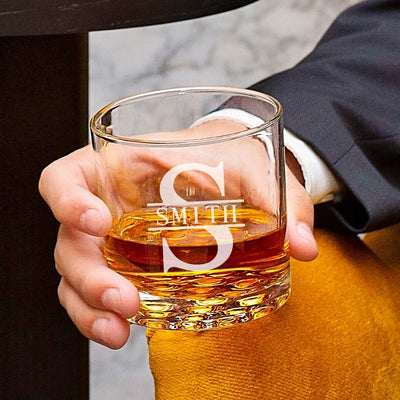 Engraved Whiskey Glass Firefighter Gift Set