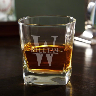 Engraved Whisky Decanter Set with Luxury Box - 7pc