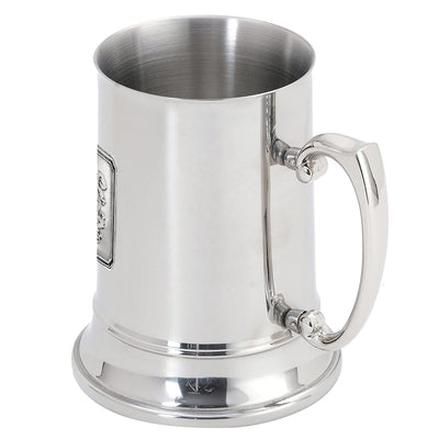 Gallant Gunmetal Personalized Beer Mug