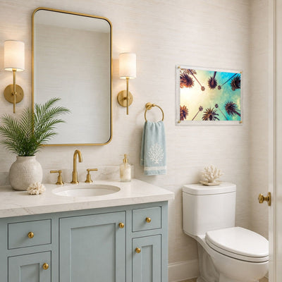 Golden Hour Palms Acrylic Wall Art Print
