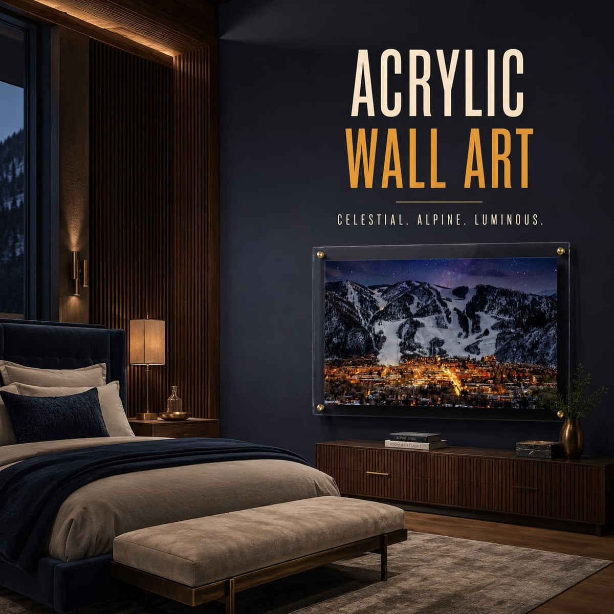 Goodnight, Aspen Acrylic Wall Art Print
