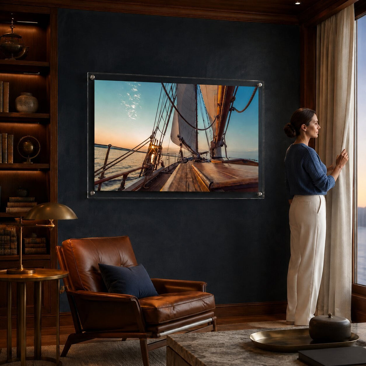 Harbor Glow Acrylic Wall Art Print