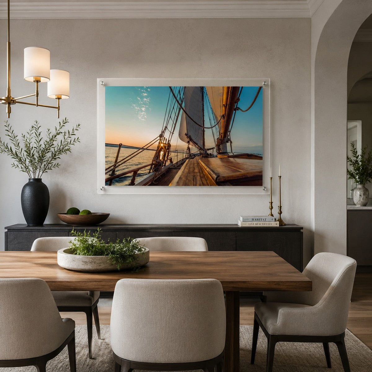 Harbor Glow Acrylic Wall Art Print