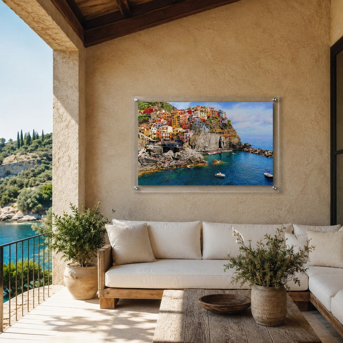 Italian Coast Acrylic Wall Art Print