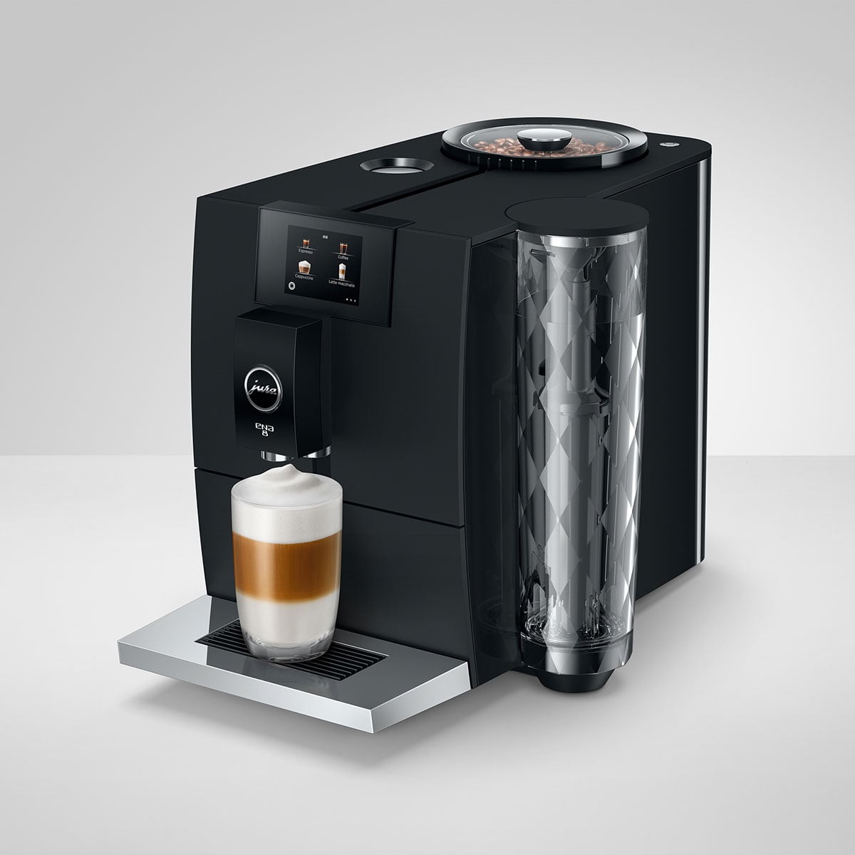 JURA ENA 8 Fully Automatic Espresso Machine, Metropolitan Black