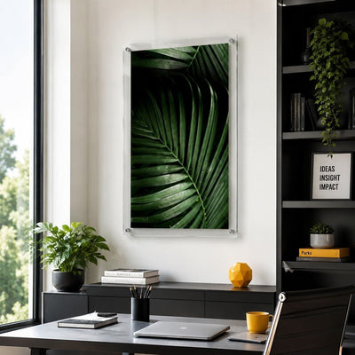 Midnight Palm Acrylic Wall Art Print