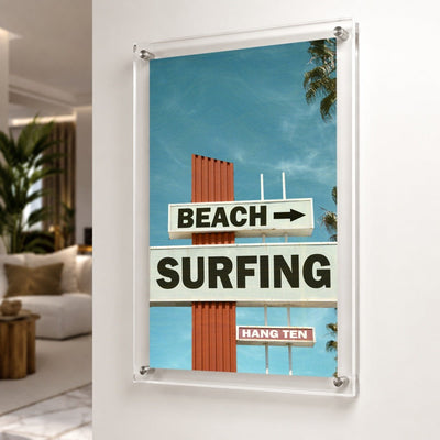 Next Stop: Surf Acrylic Wall Art Print