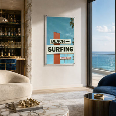 Next Stop: Surf Acrylic Wall Art Print