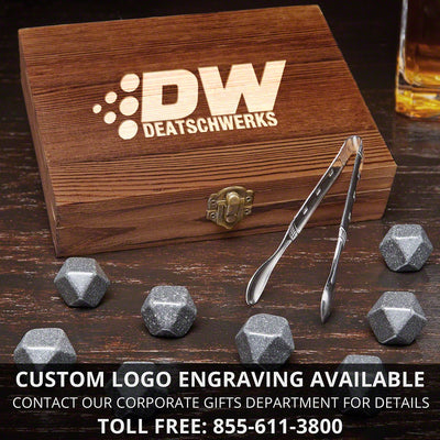 Personalized Black Onyx Twist Whiskey Gift Set