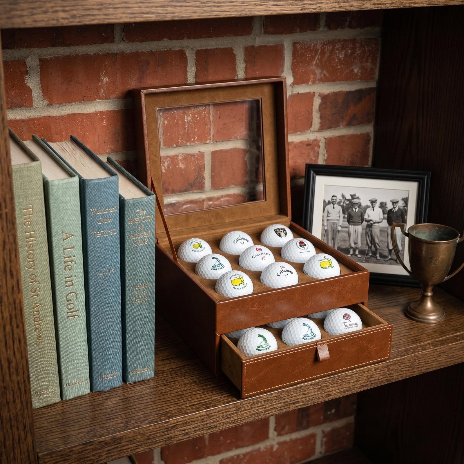 Personalized Golf Ball Collector Box