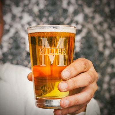 Personalized Pint Glass Set