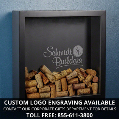 Personalized Wine Cork Shadow Box