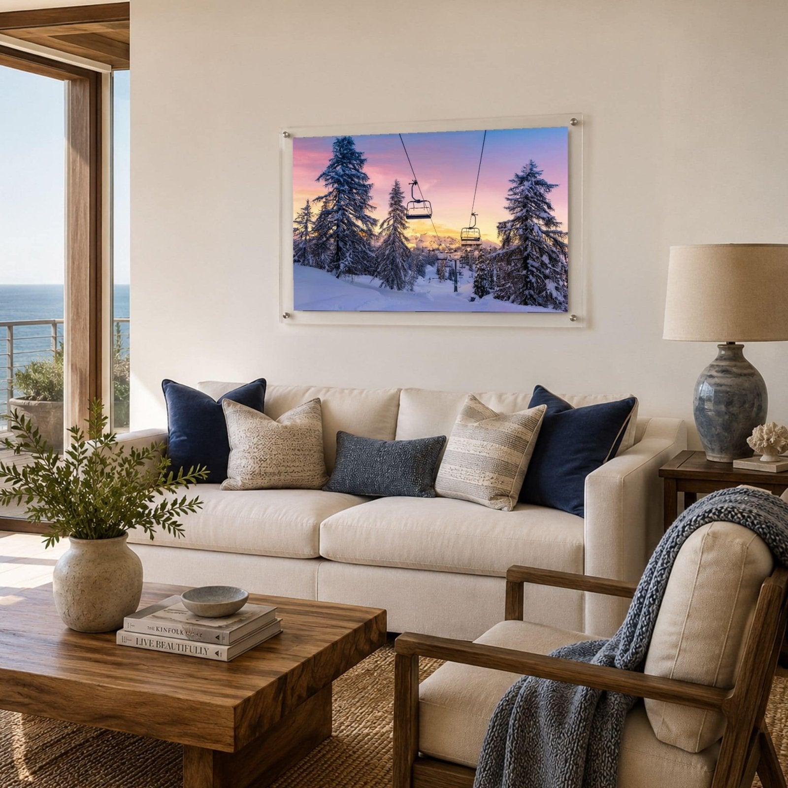 Pink Sky Apres Acrylic Wall Art Print