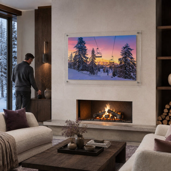 Pink Sky Apres Acrylic Wall Art Print