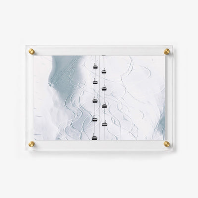Powder Map Acrylic Wall Art Print