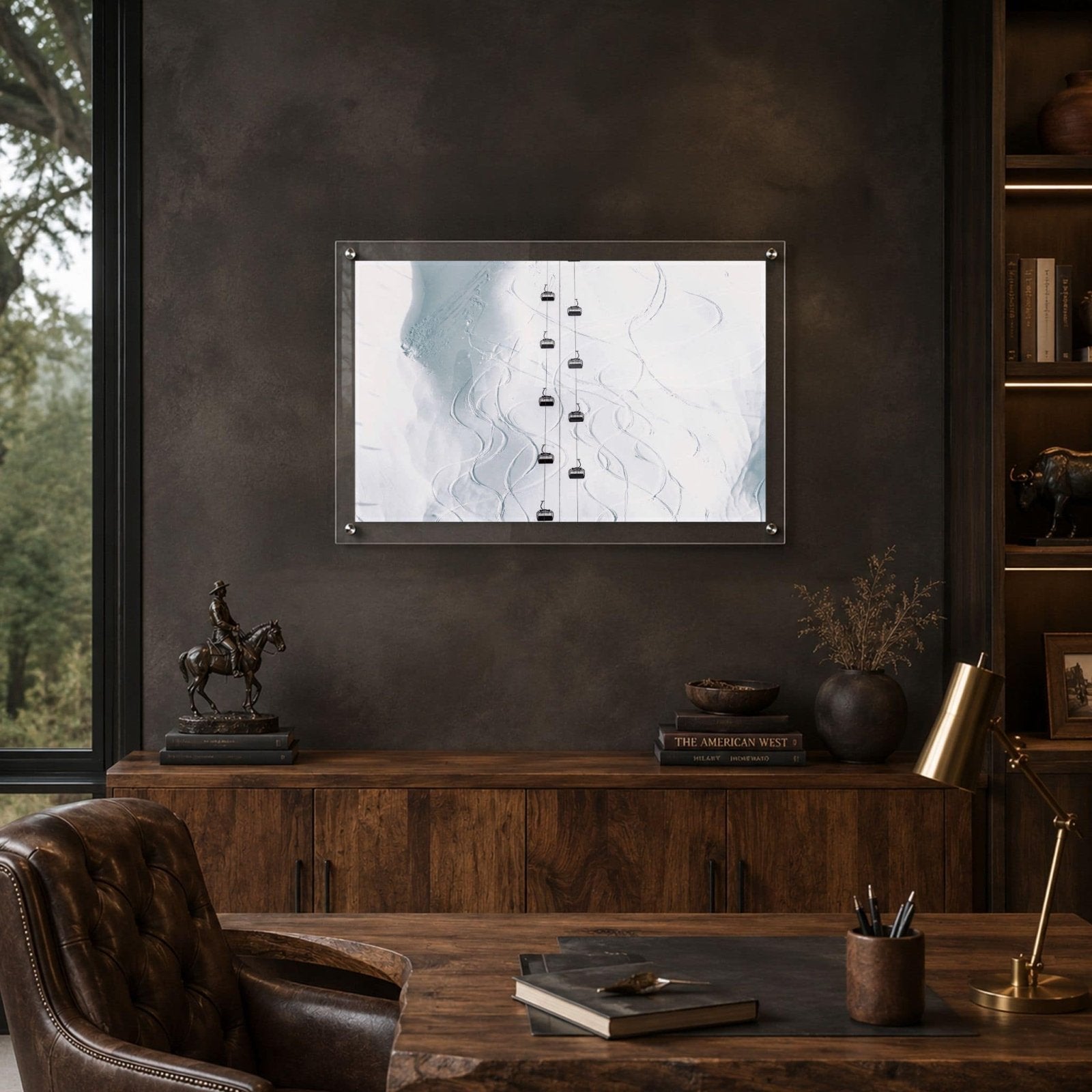 Powder Map Acrylic Wall Art Print