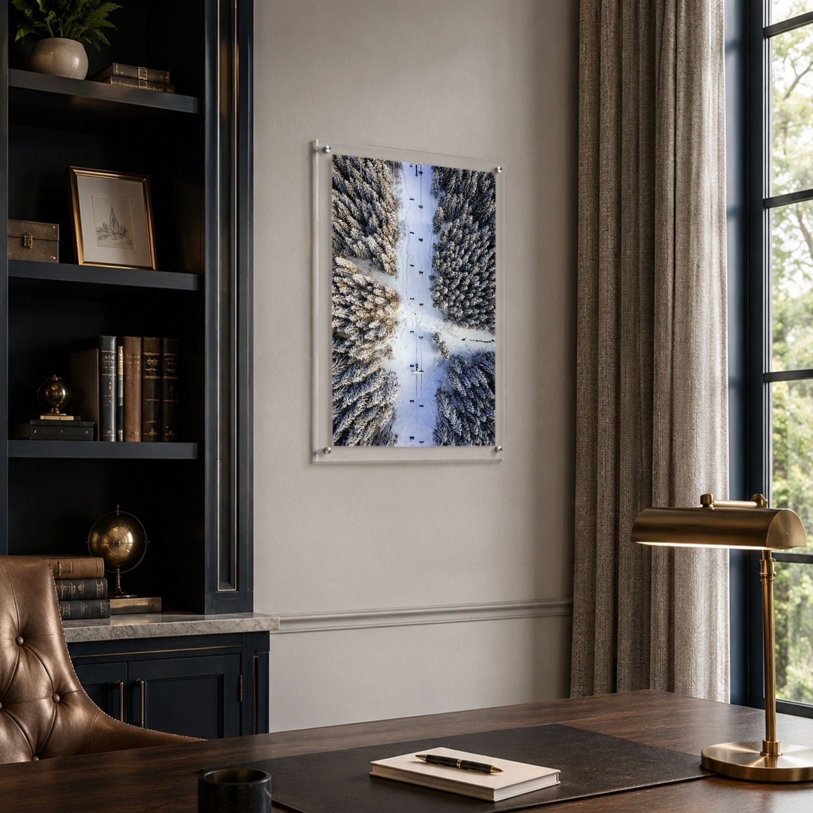 Powder Path Acrylic Wall Art Print