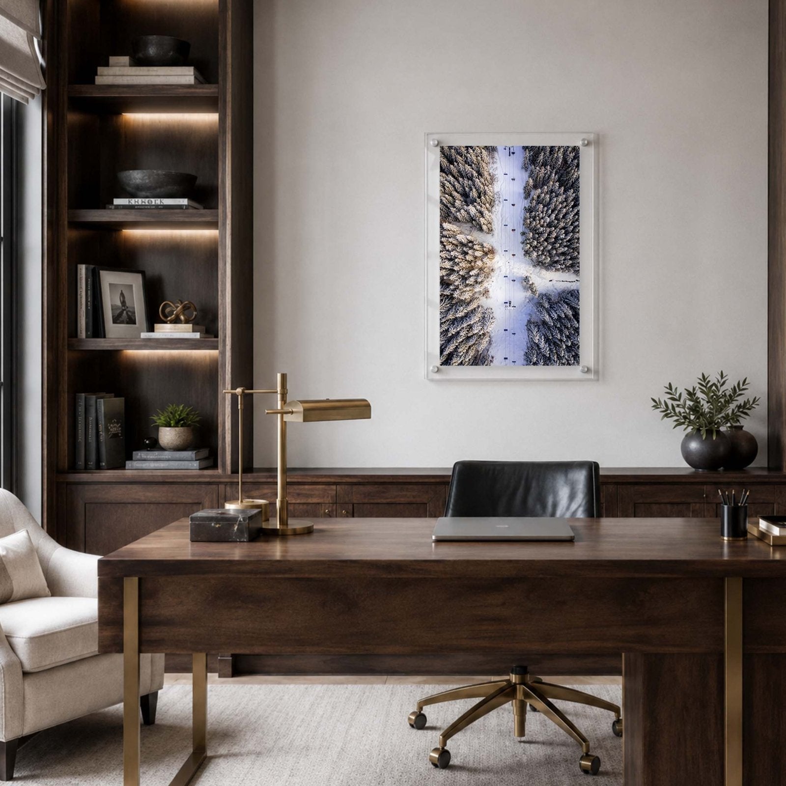 Powder Path Acrylic Wall Art Print