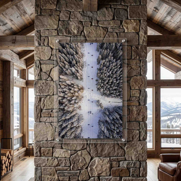 Powder Path Acrylic Wall Art Print