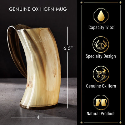 Ragnar Genuine Horn Mug