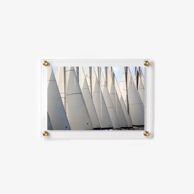 Regatta Row Acrylic Wall Art Print