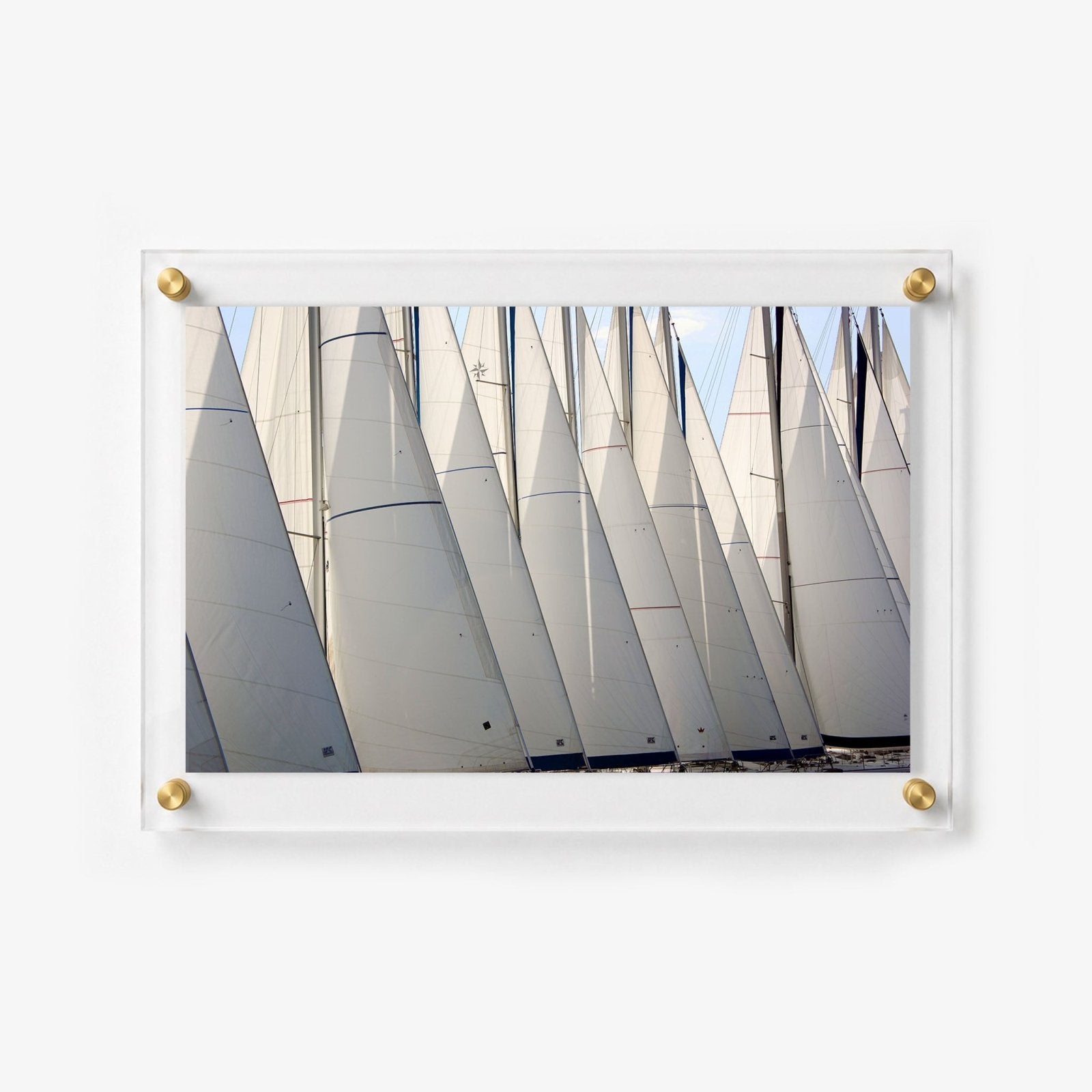 Regatta Row Acrylic Wall Art Print